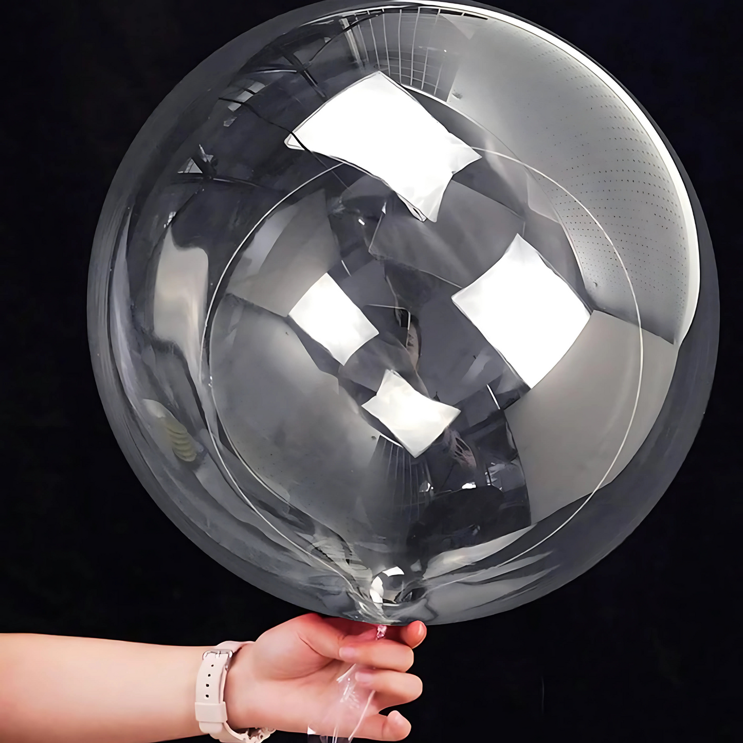 18" Transparent Stuffling Balloon for Balloon Stuffing or Clear Transparent Helium Balloons - 1PC