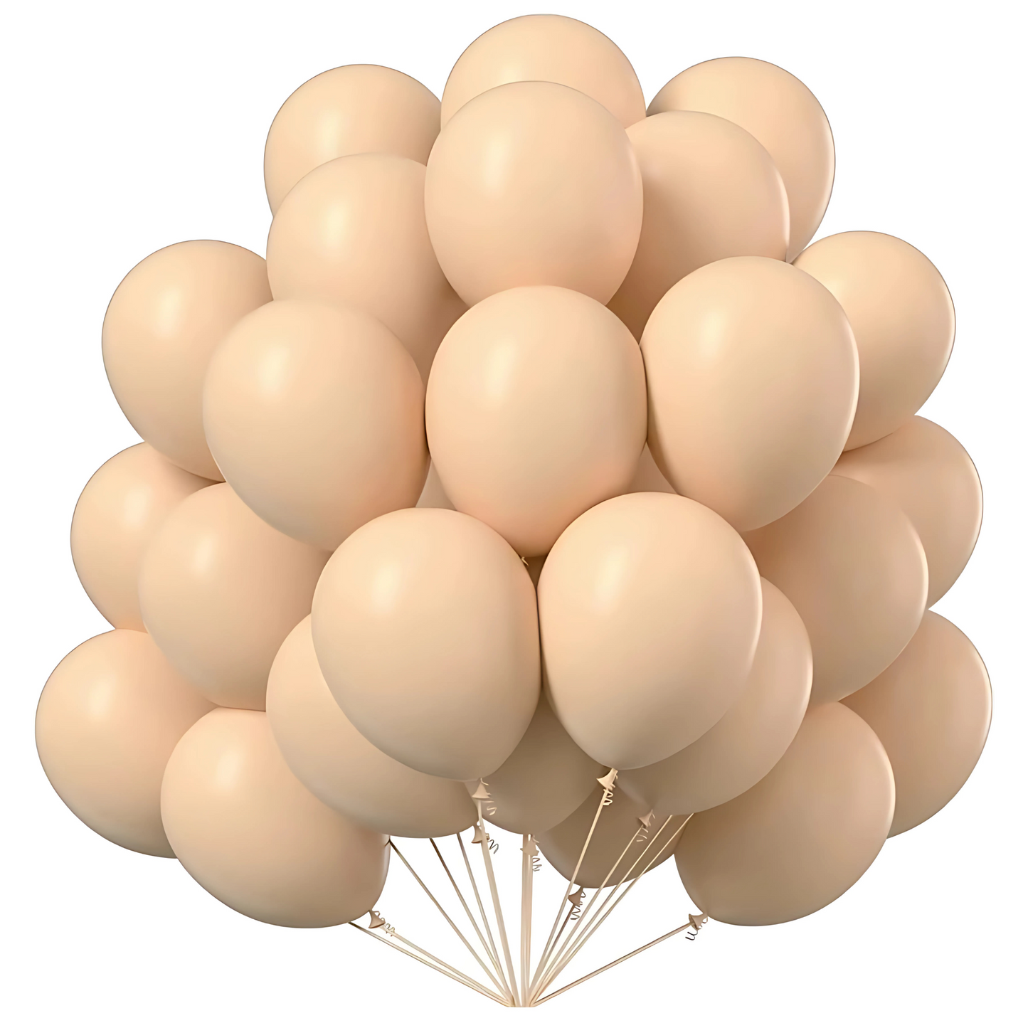 Apricot Beige / Skin Color Latex / Rubber Balloon - 10 inches - 20PC