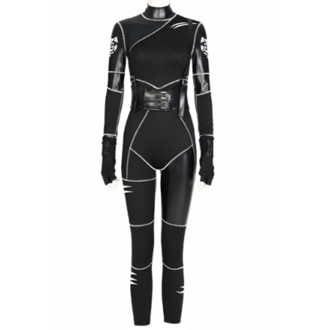 Anime Cat Jumpsuit Cosplay Costume - Size S - Bust - 32 inches