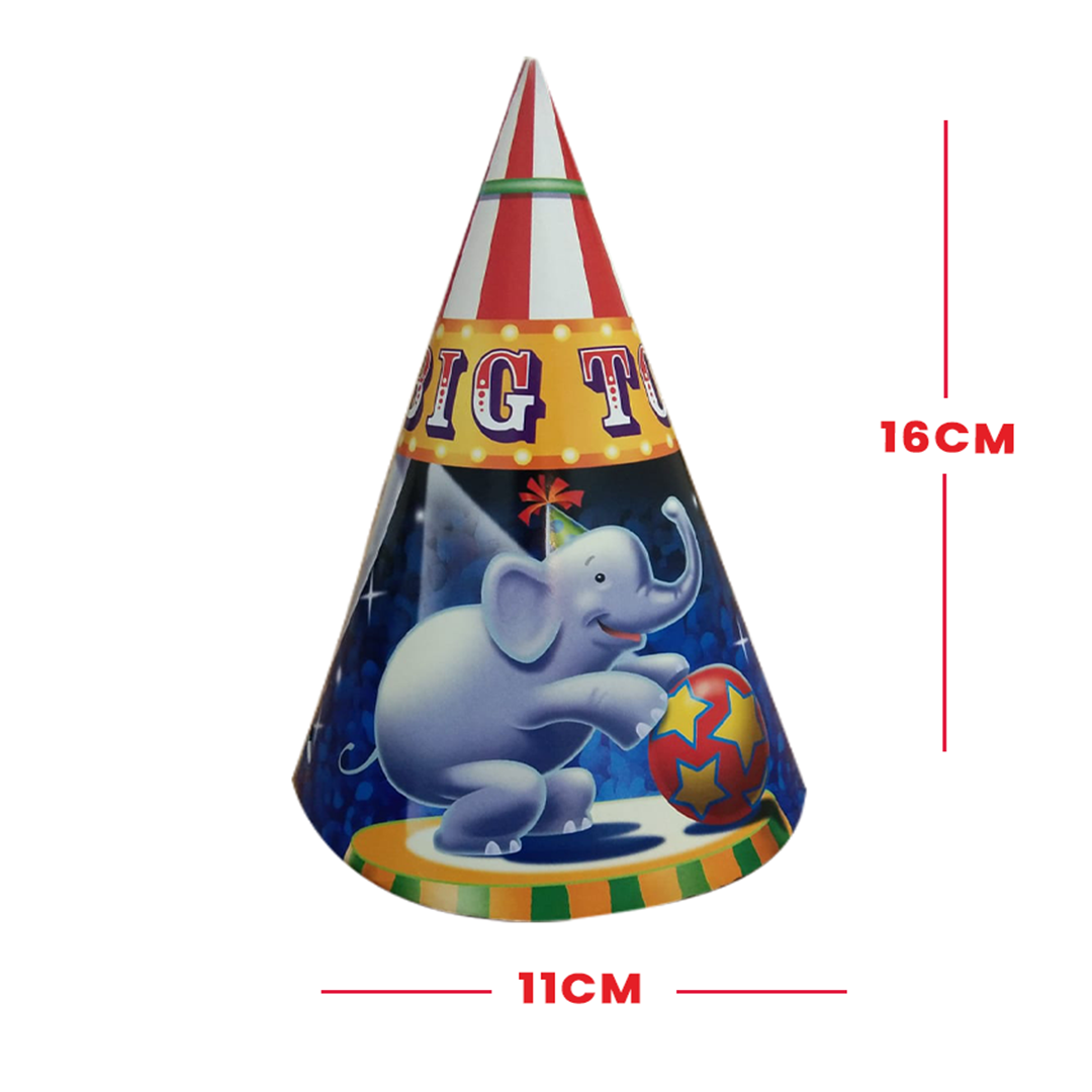 1st Birthday Girl Party Hat - 8PC
