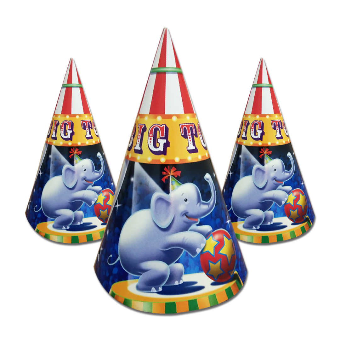 1st Birthday Girl Party Hat - 8PC