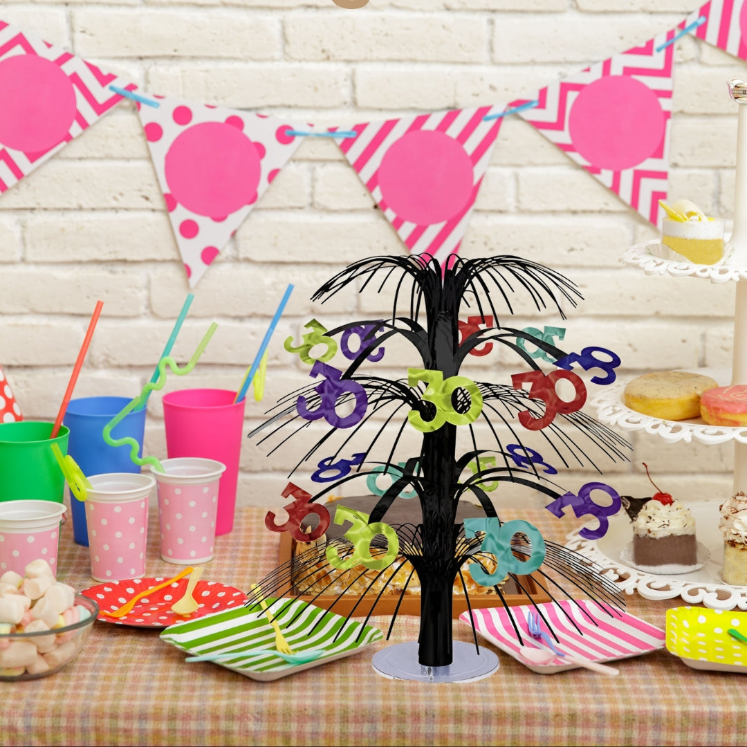 Happy 30th Birthday Table Centerpiece - 14 inches -1PC