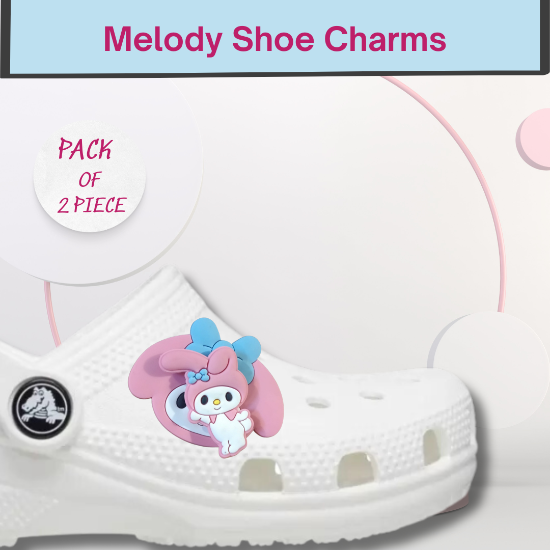 My Melody Spinning Shoe Charms - 2PC