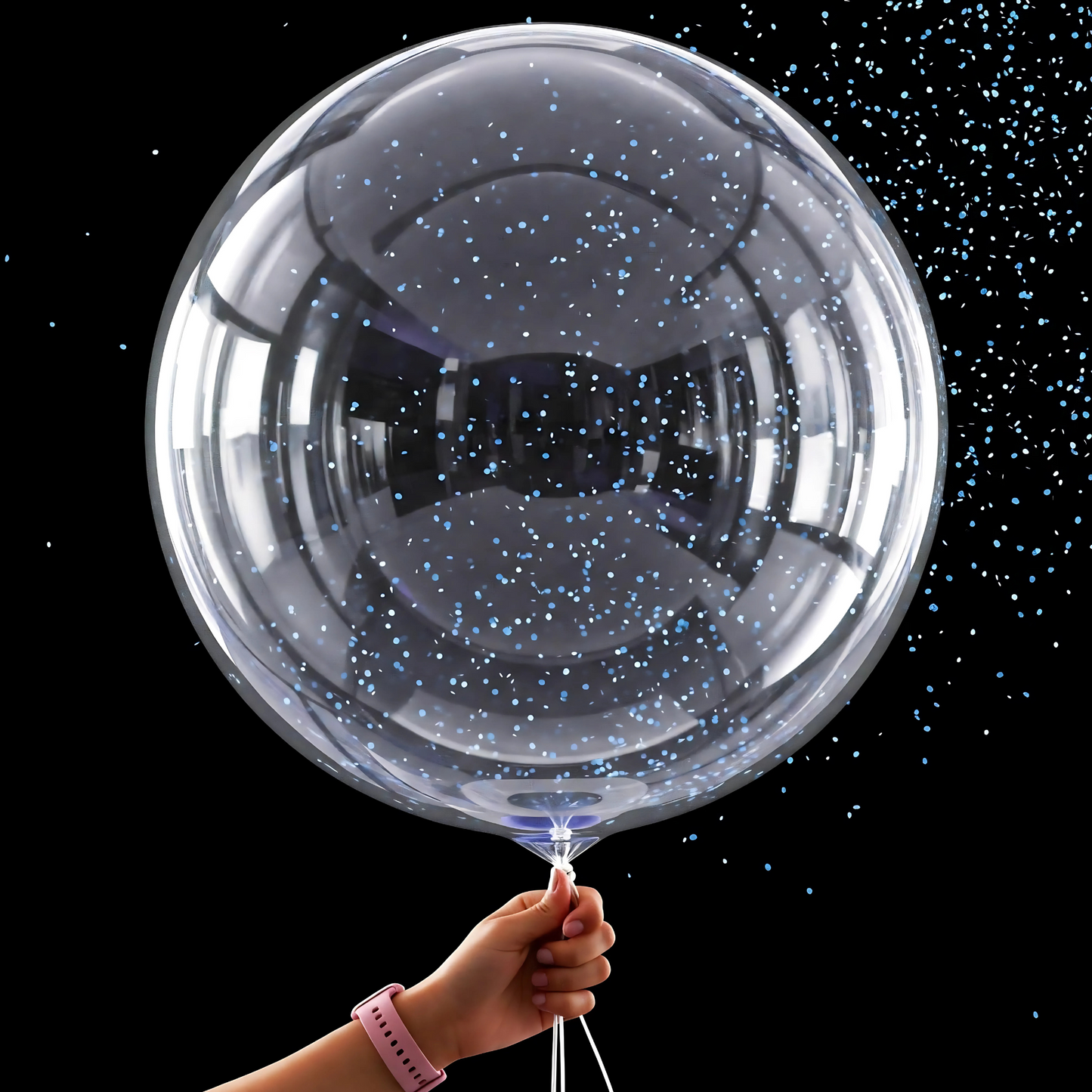 18" Transparent Stuffling Balloon for Balloon Stuffing or Clear Transparent Helium Balloons - 1PC