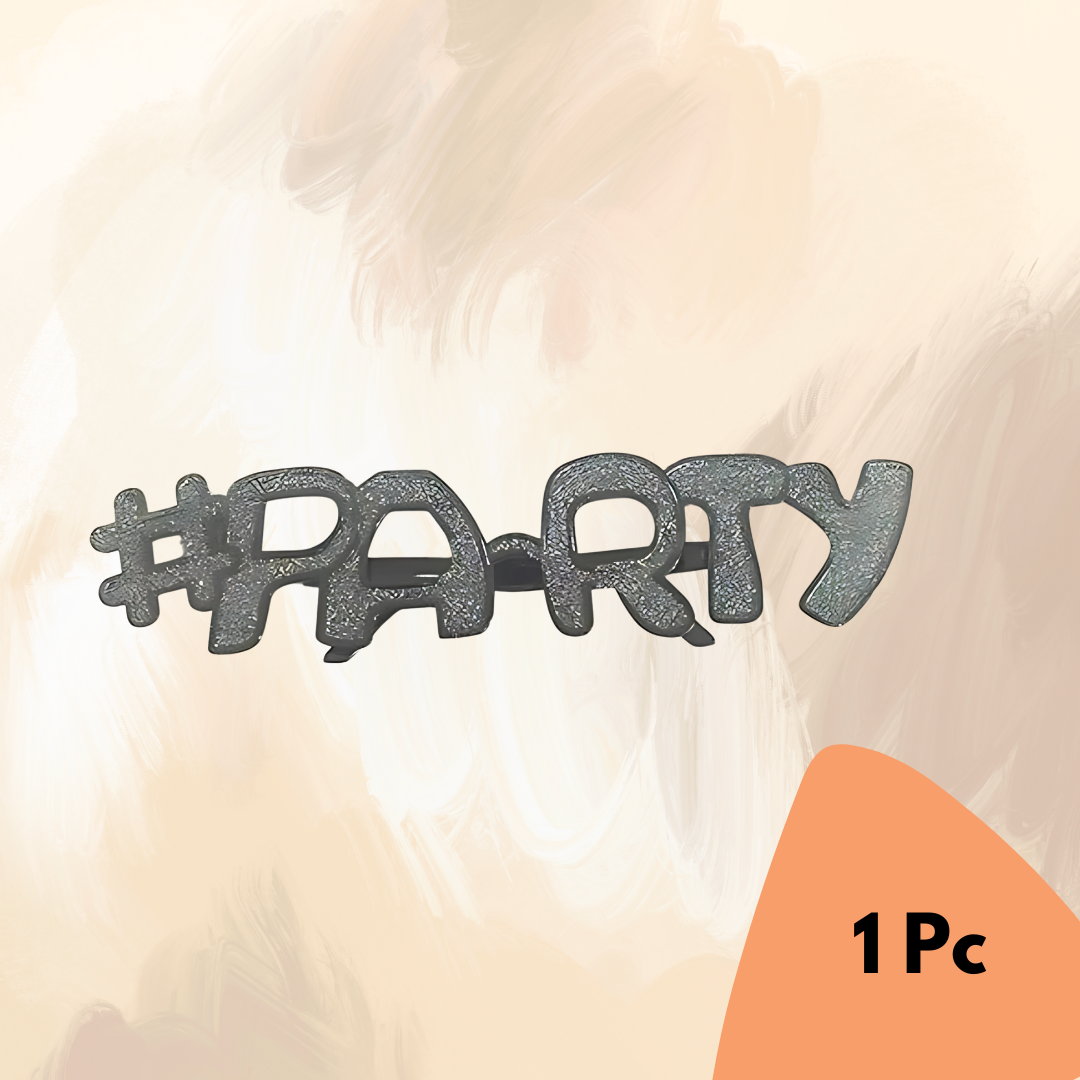 PARTY Silver Glittery Shades - 1PC
