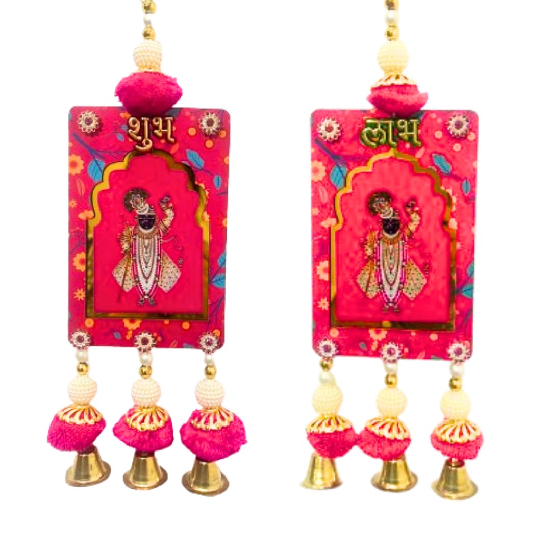 Beautiful Shubh Labh Hangings for Diwali Decoration-Pack of 2
