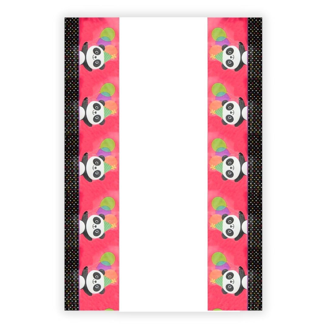 Panda Theme Tablecover for Party Decor - 54 inches X102 inches - 1PC