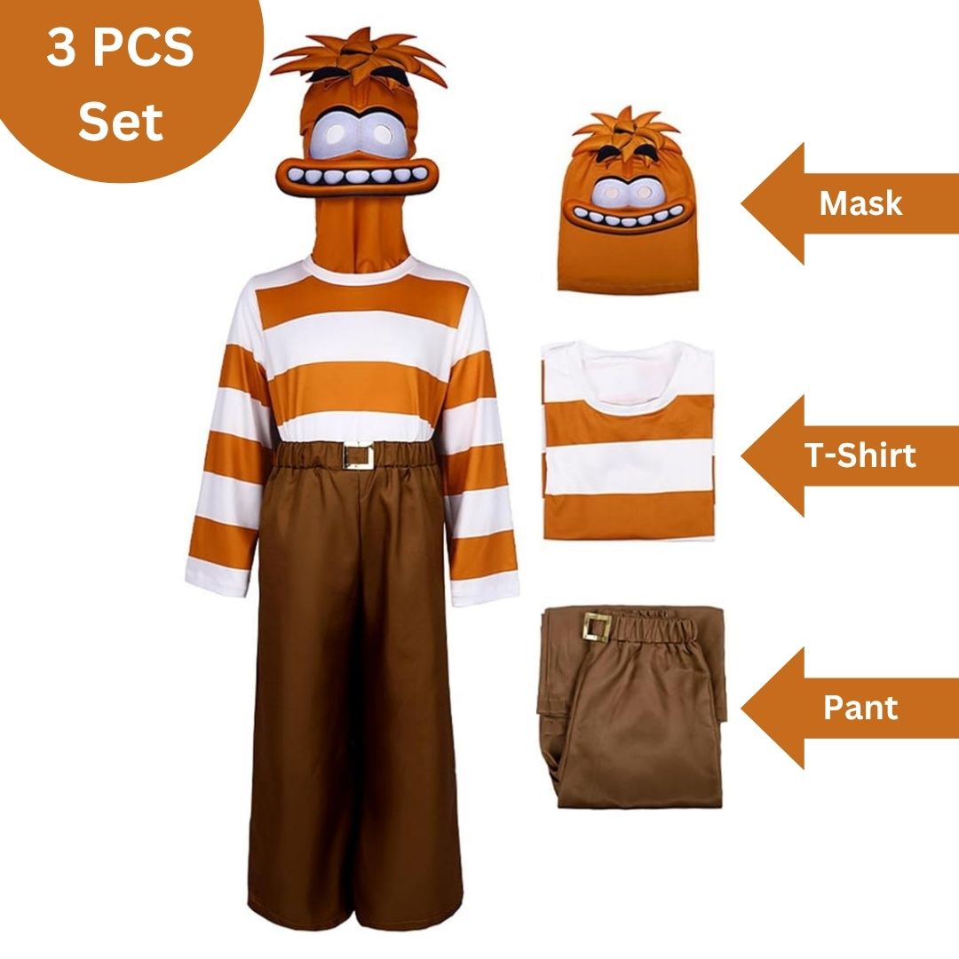 Inside Out Anxiety Costume for Kids - Medium - Age 5 to 7