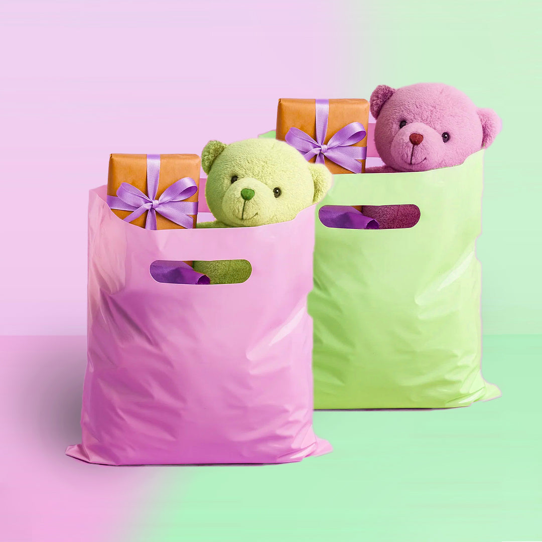 Pastel Loot Bags Purple and Green Set - 20PC