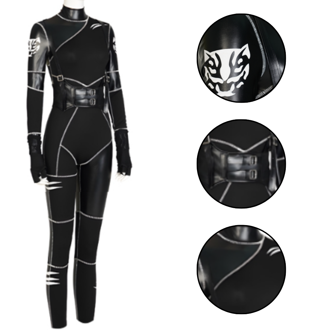 Anime Cat Jumpsuit Cosplay Costume - Size M - Bust - 34 inches