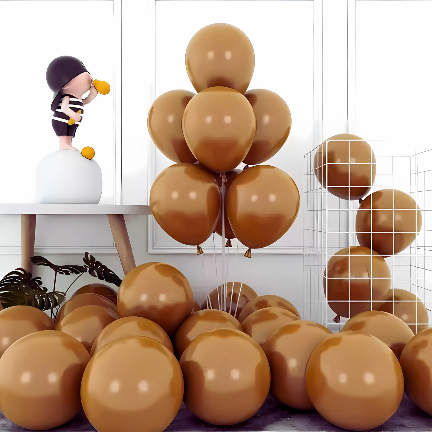 Choco Brown Latex / Rubber Balloon - 10 inches - 20PC
