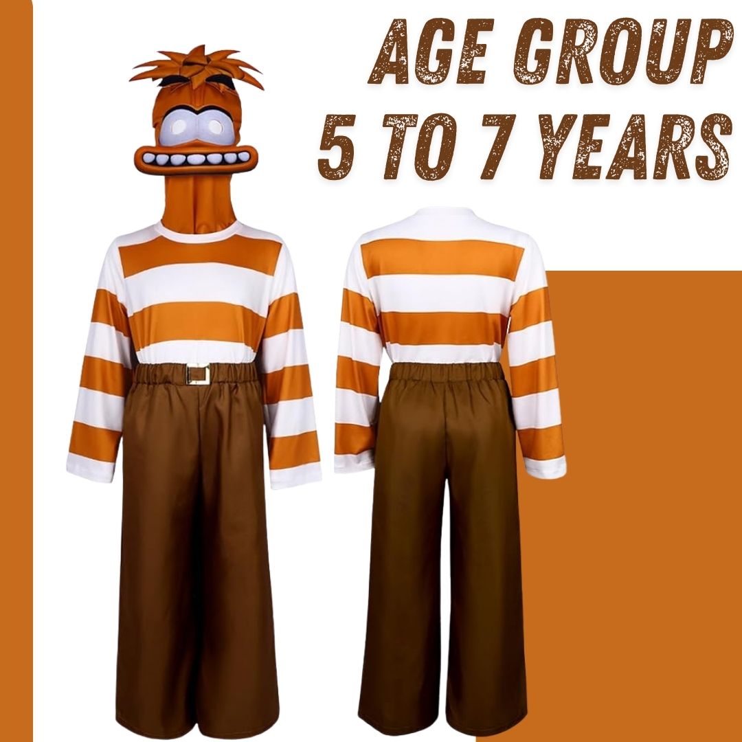 Inside Out Anxiety Costume for Kids - Medium - Age 5 to 7