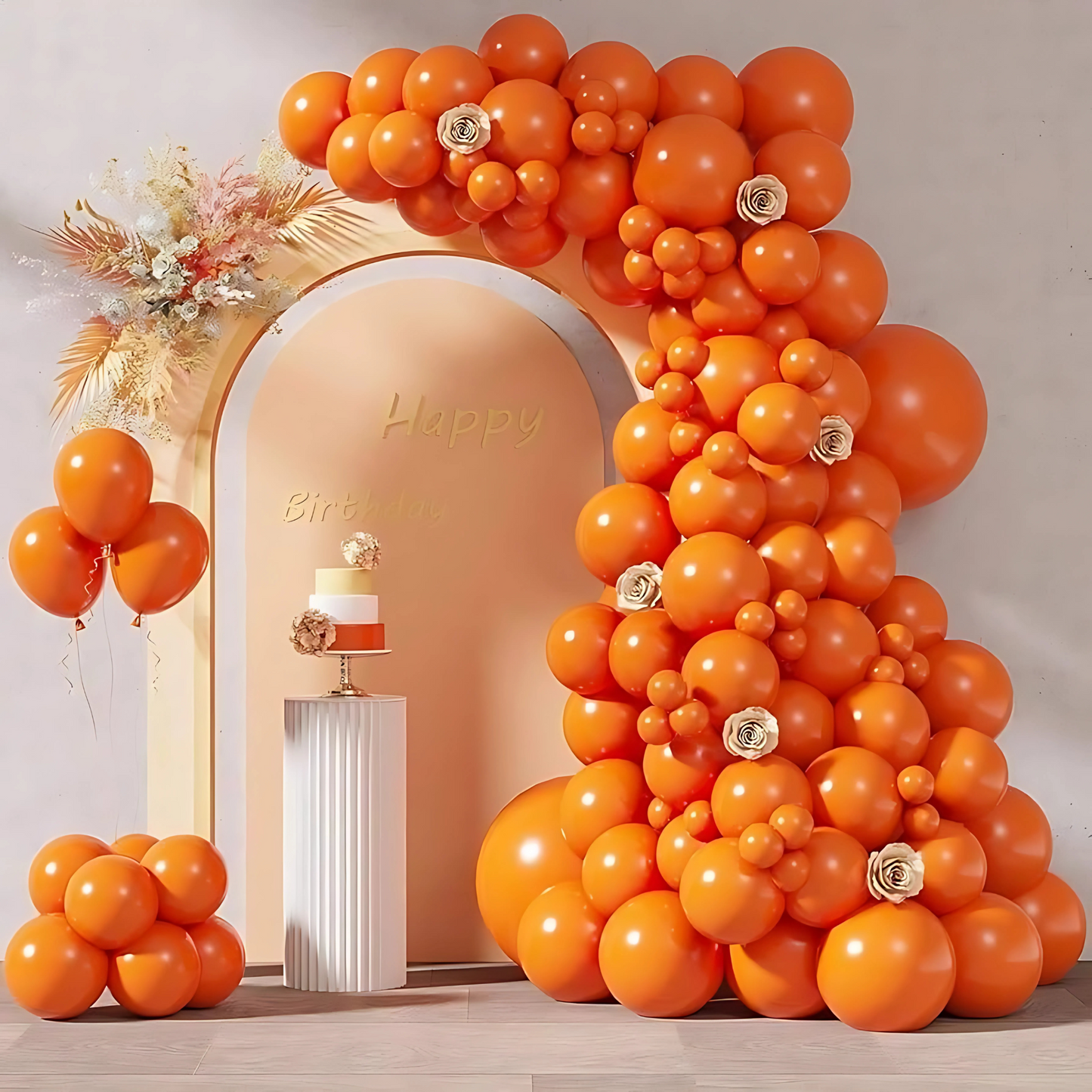 Orange Latex Balloons 10" - Pack of 50 PC