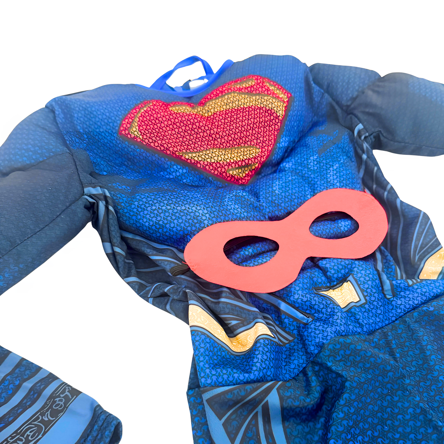 Deluxe Superman Muscular Costume w/Cape and Mask for Kids