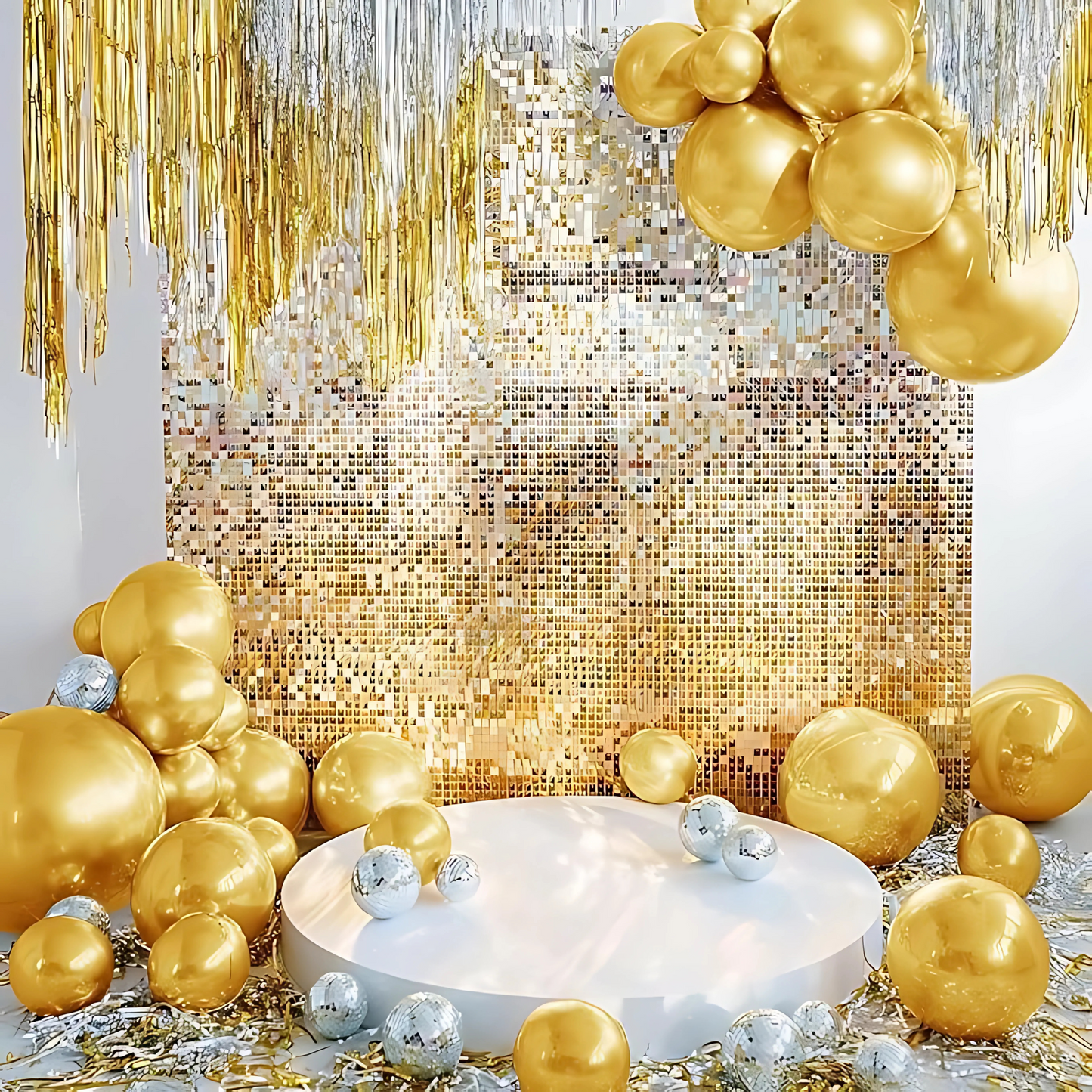 Gold Chrome Balloon - 10 inches - 50PC