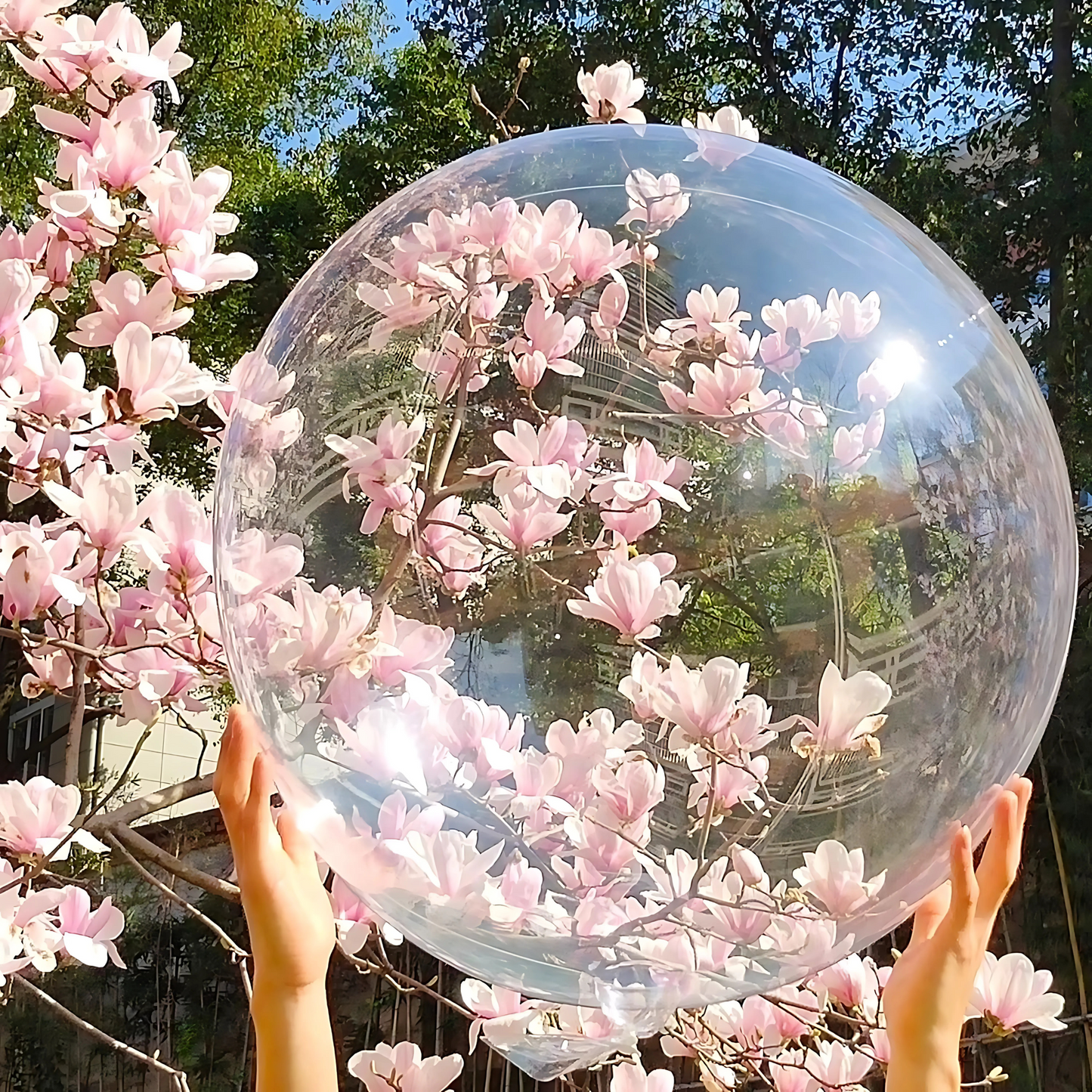18" Transparent Stuffling Balloon for Balloon Stuffing or Clear Transparent Helium Balloons - 1PC