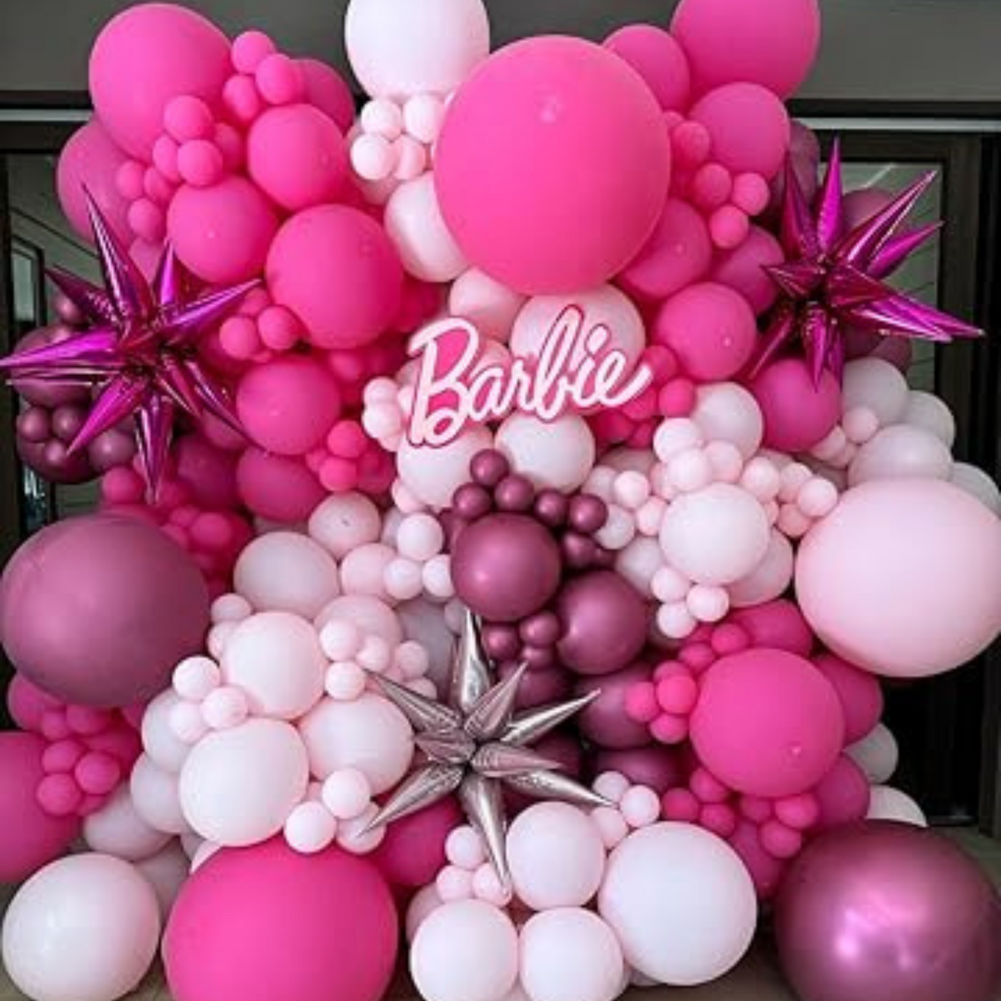 Hot Pink Latex / Rubber Balloons - 9 inches - Bulk Pack - 50PC