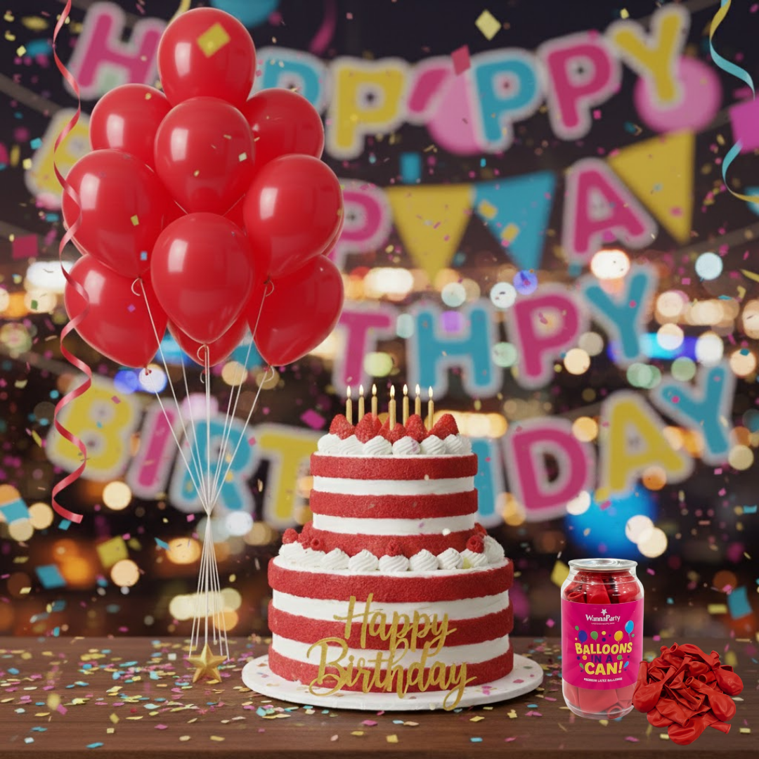 Red Latex Balloons 10" - 20PC