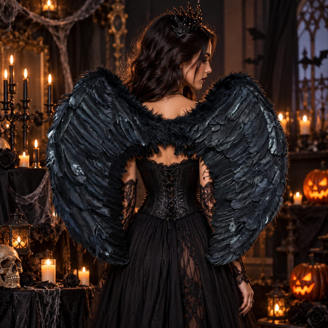 Devil Black Wings for Halloween/ Theme Party - 1PC