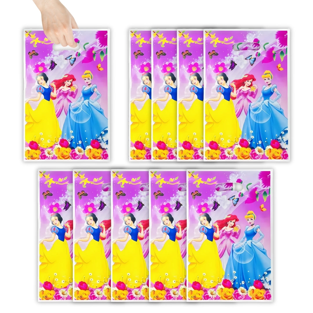 Disney Princess Loot Bags For Girls - 10Pc