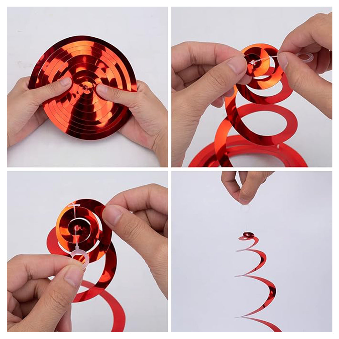 Video Games Theme Swirls for Hanging Decor - 12 PC