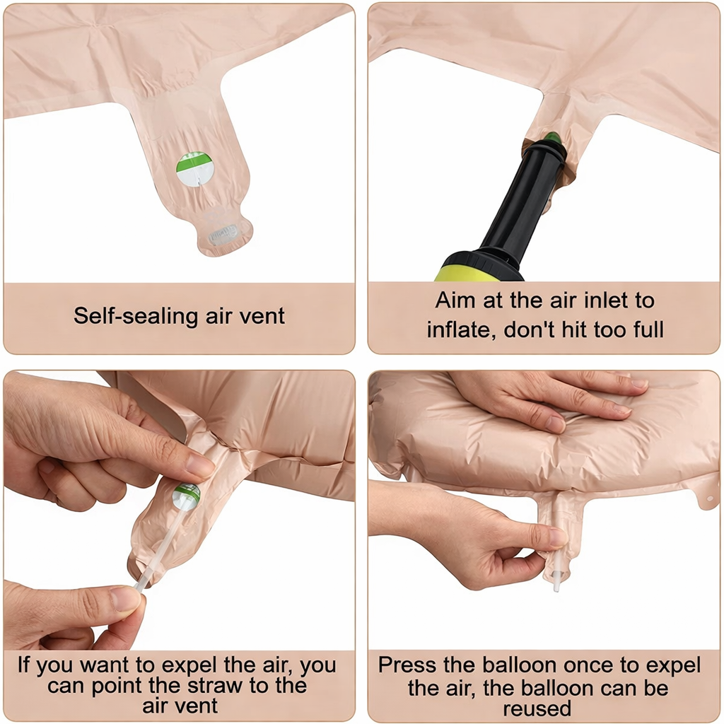 40" Apricot Super Shape No.3 Balloon-1PC