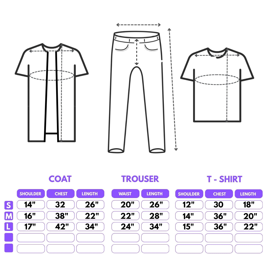 Dark Knight Deluxe Joker Costume w/ Doctor Coat, Pants & Vest for Kids - Size M - Age 5 to 7 Years