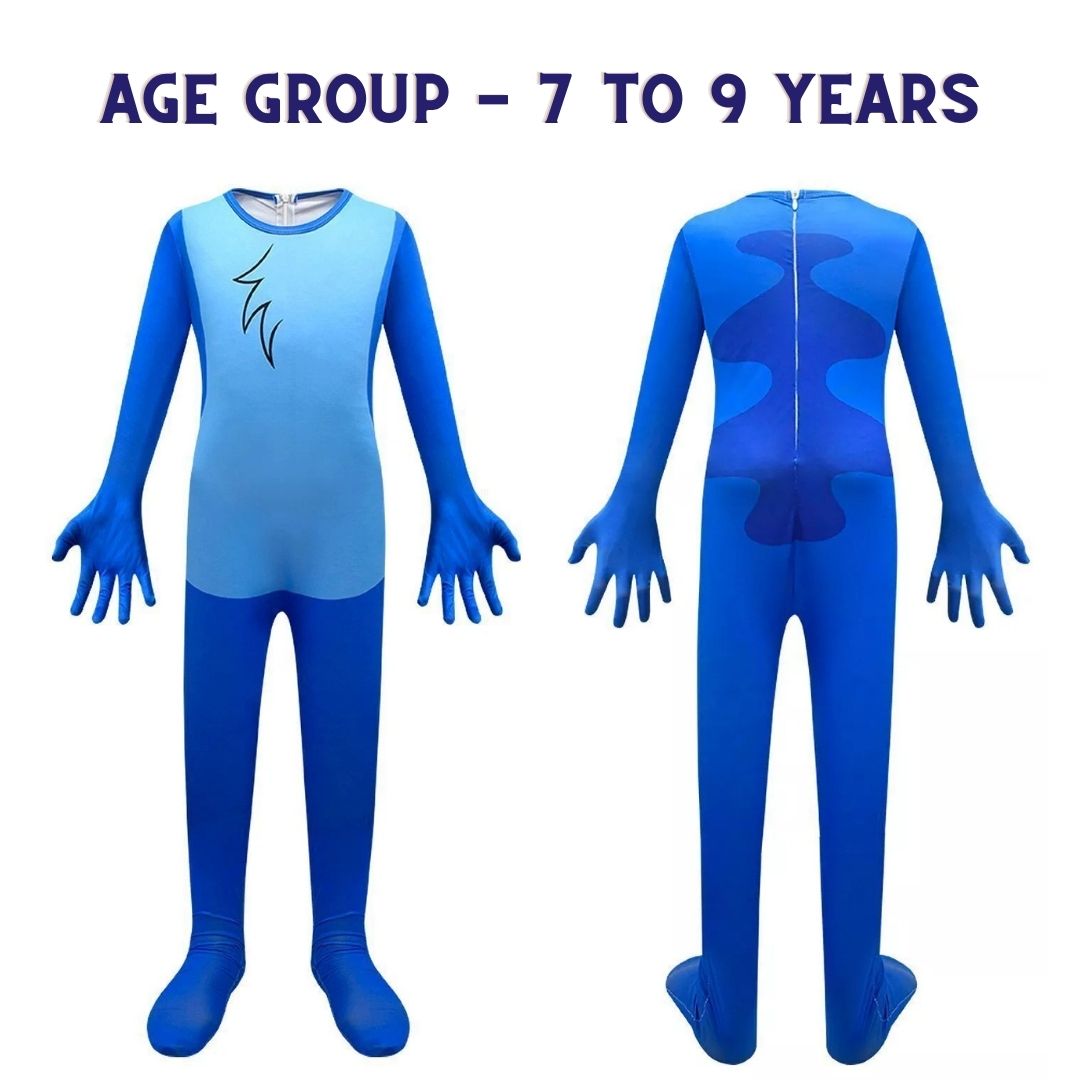 Stitch Costume with Mask - Large - Age 7 to 9 Years