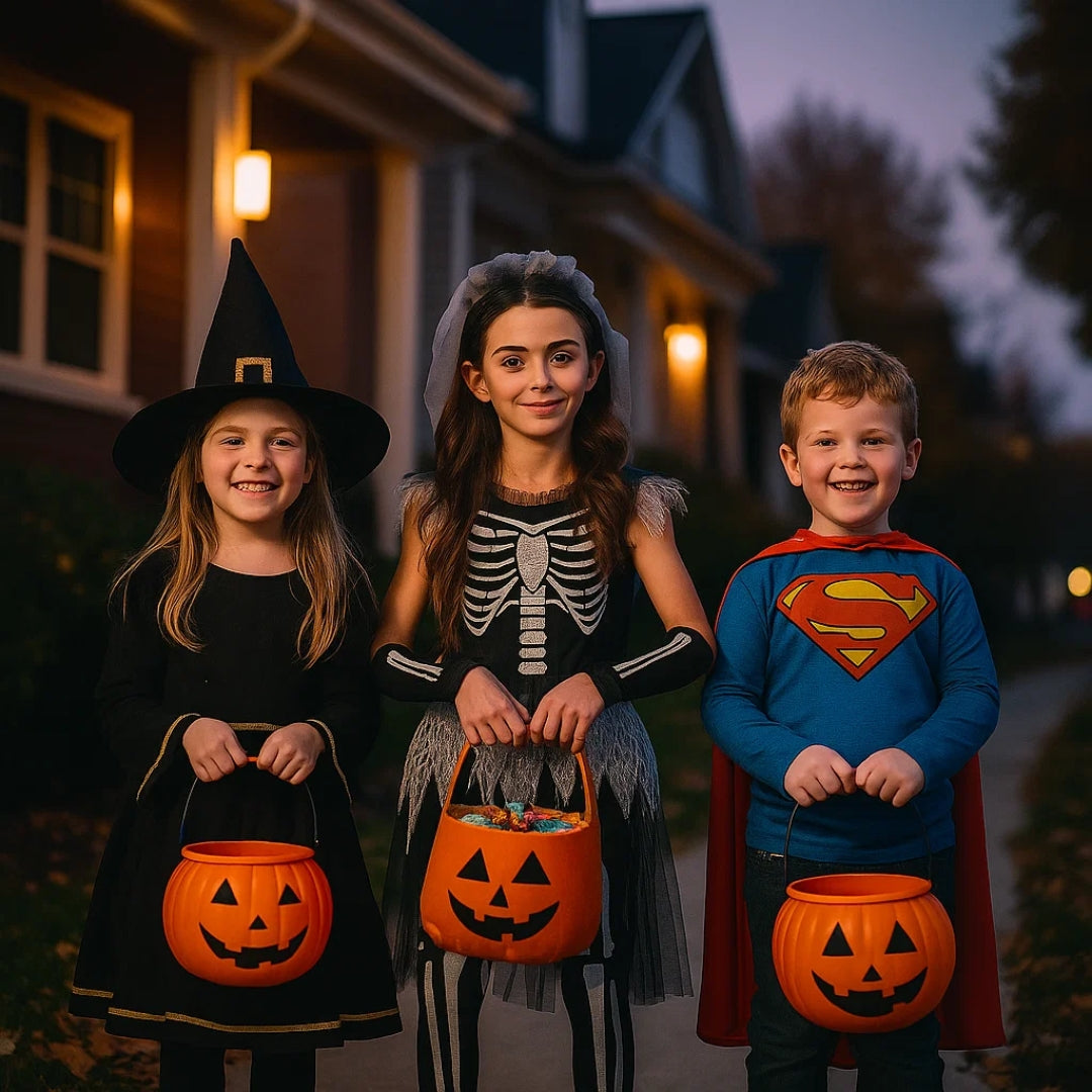Sassy Skeleton Jumpsuit Costume with  Tutu and Floral Headband with White Veil
