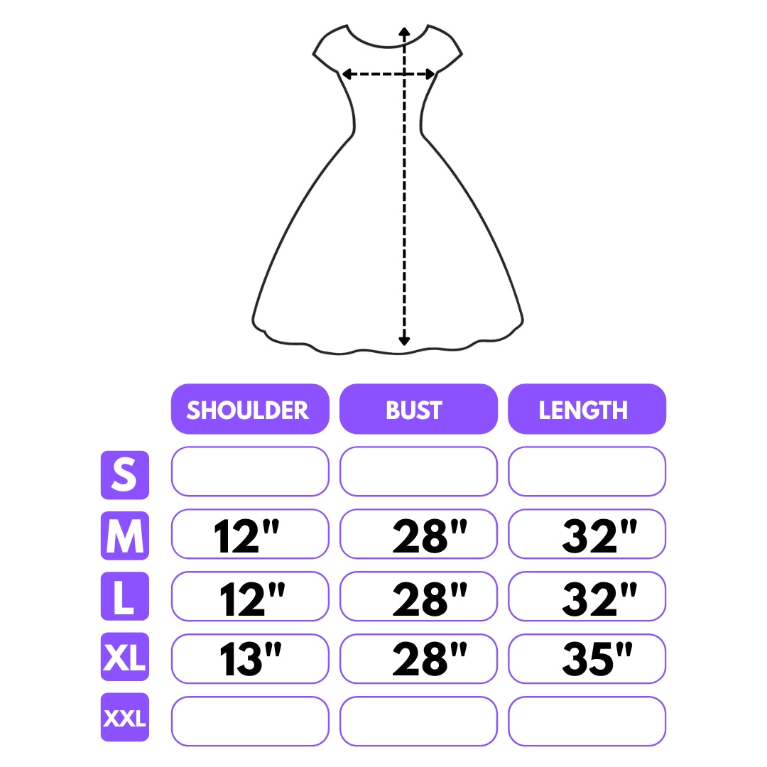 Snow White Costume - Size XL - Age 10 to 12 Years