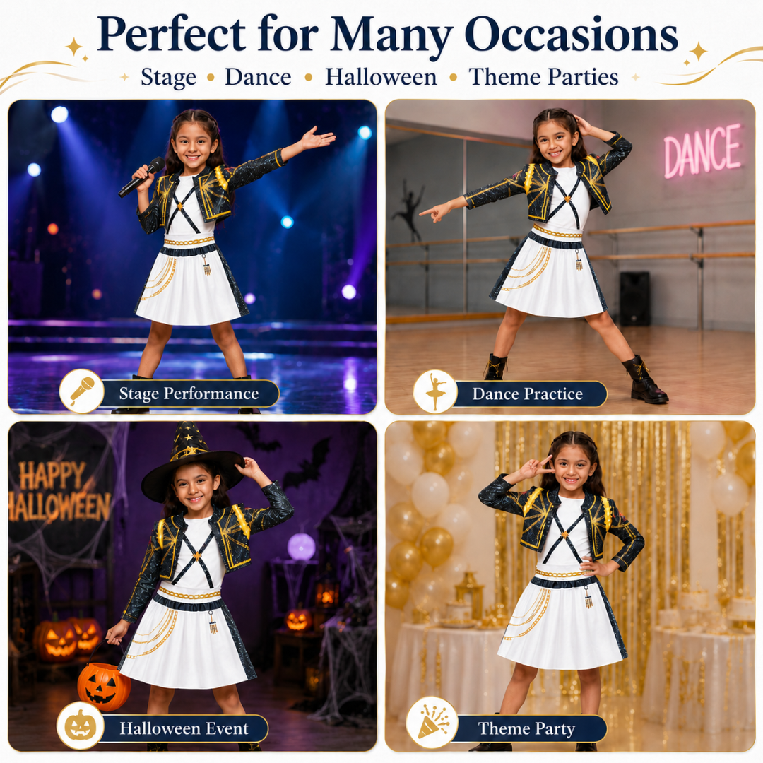 K-Pop Rumi Costume for Kids | Korean Pop Star Costume