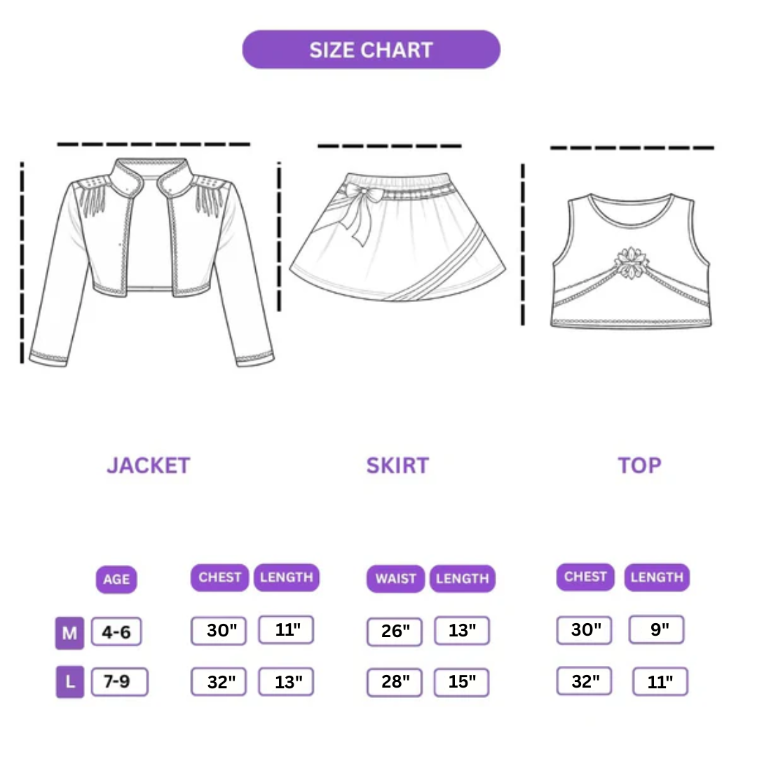 K-Pop Rumi Costume for Kids | Korean Pop Star Costume