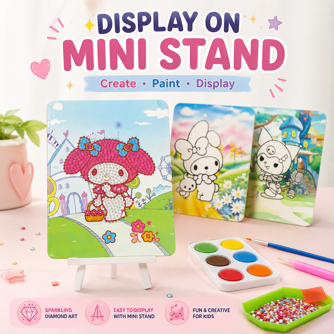 Diamond Craft DIY Cinnamoroll Art Kit - 2 in 1 Painting Set | Wanna Party - Image 8