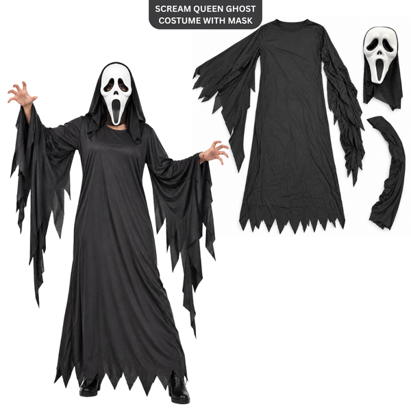 Scream Queen Ghost Costume with Mask