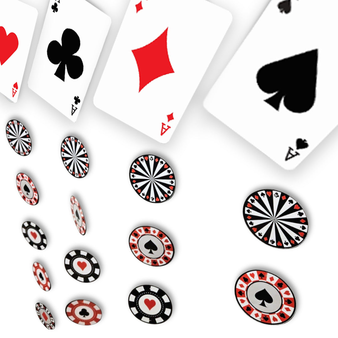 Card Party Hanging Decoration 4PC - Casino Theme Wall Decor | Wanna Party - Image 6