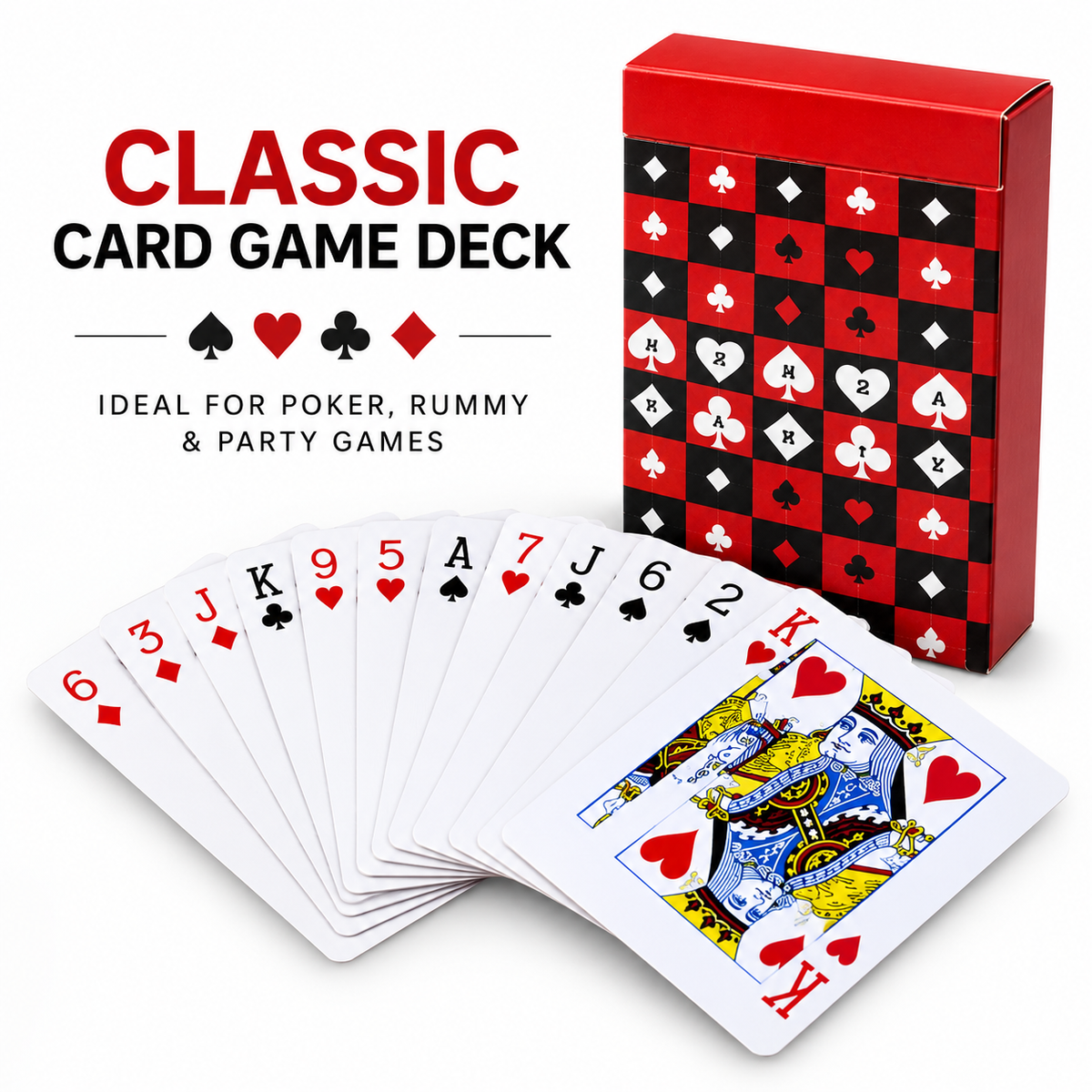 Poker Playing Cards - 1 Pack