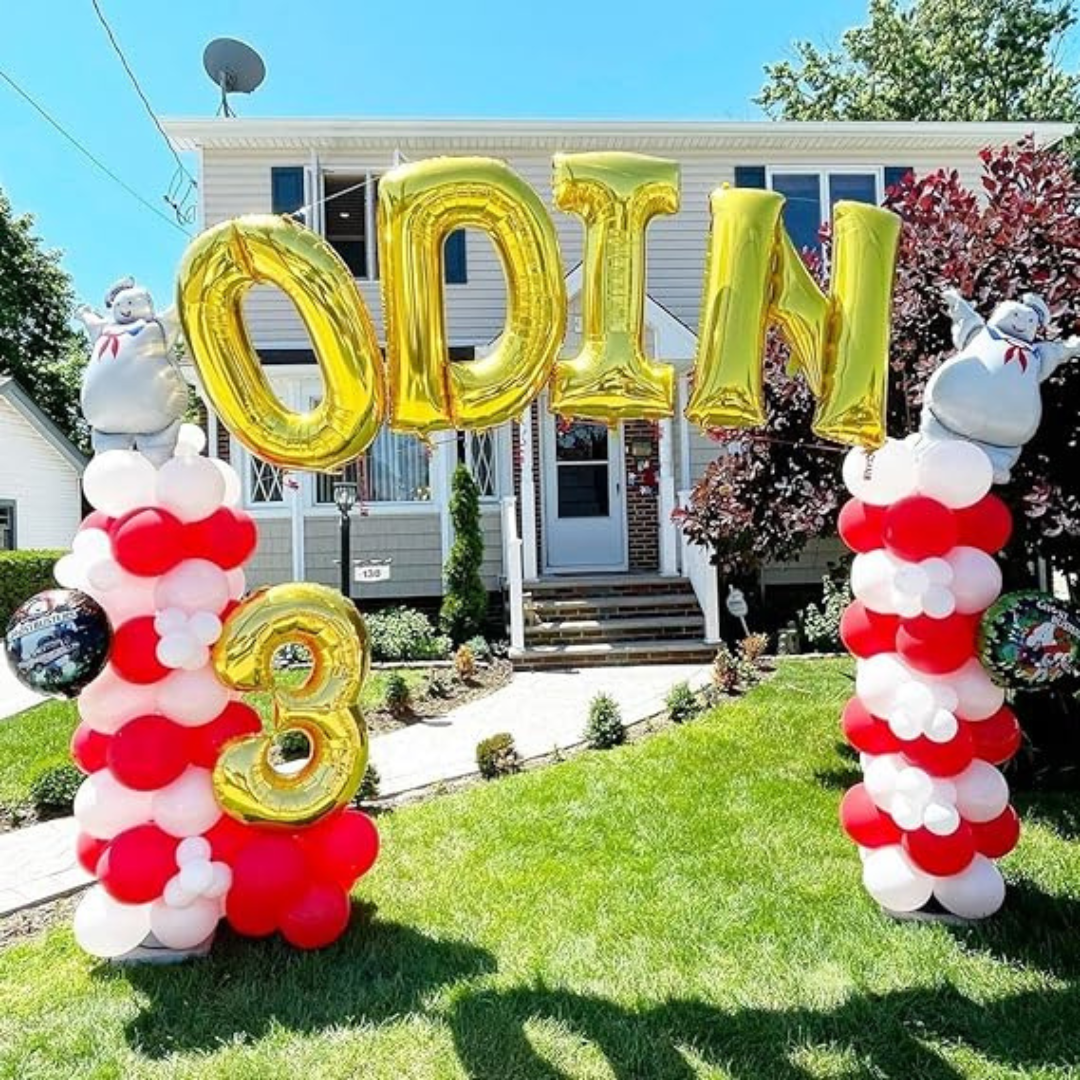 16" Letter A Golden Balloon