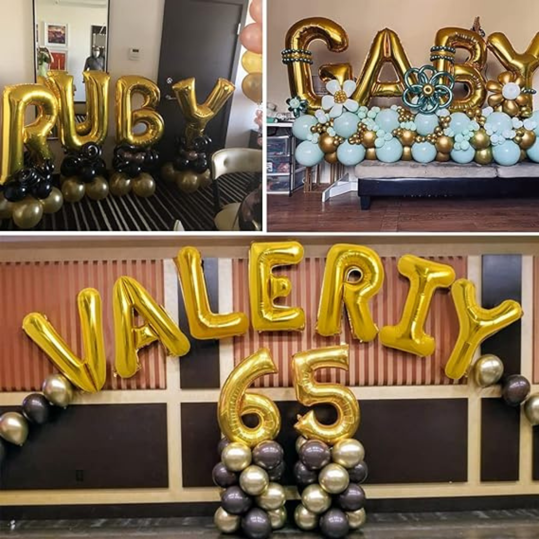 16" Letter Y Golden Balloon
