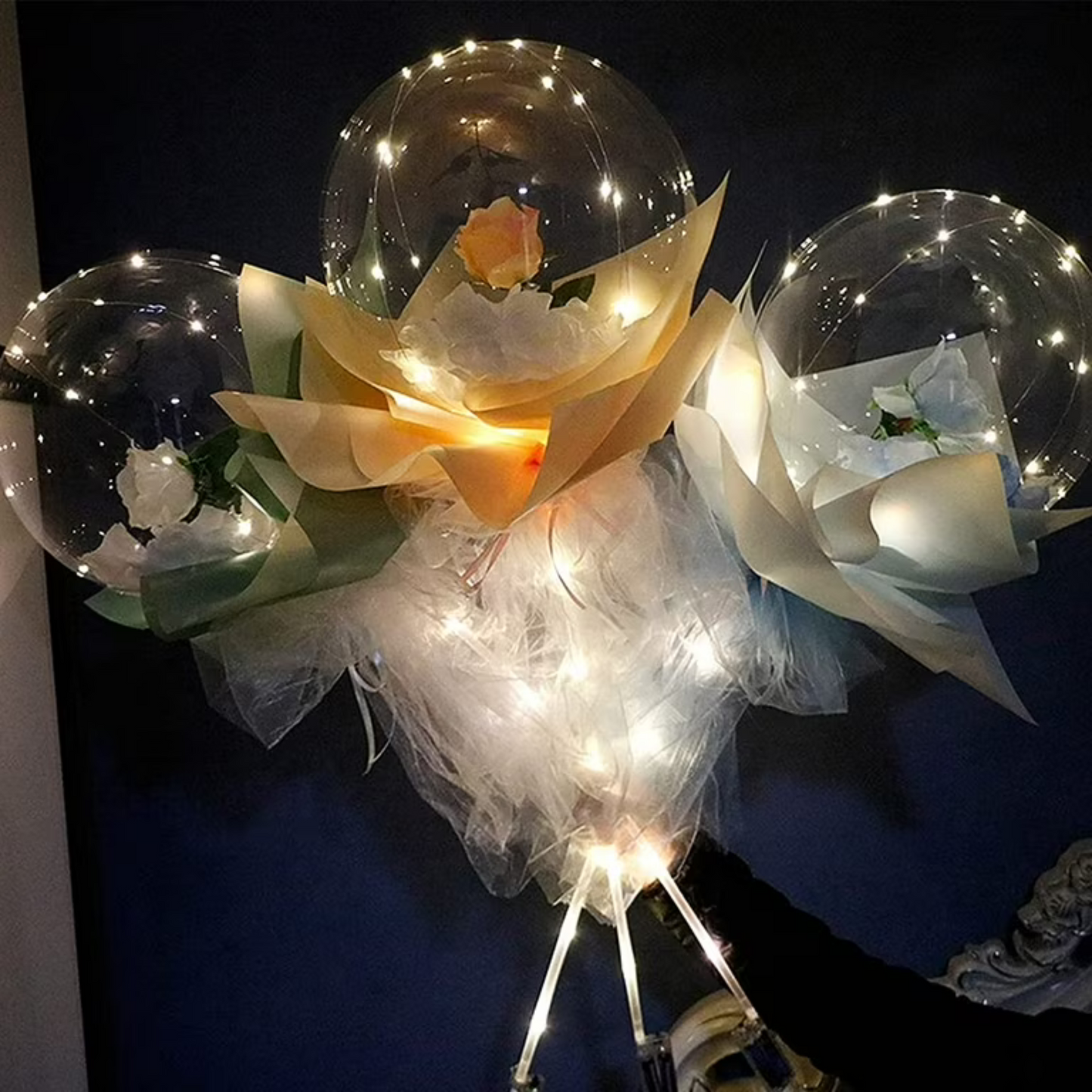 18" Transparent Stuffling Balloon for Balloon Stuffing or Clear Transparent Helium Balloons - 1PC