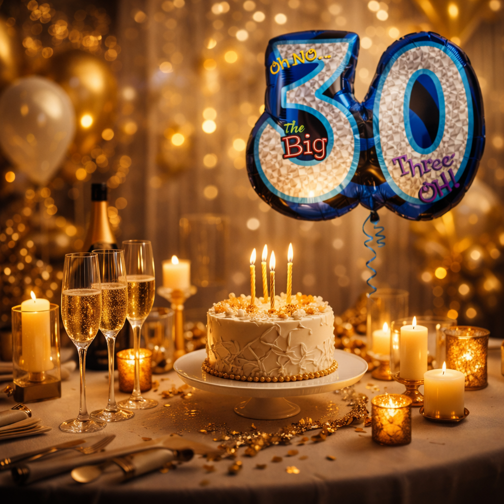 Oh No! The Big 30 Birthday Balloon - 27 inches