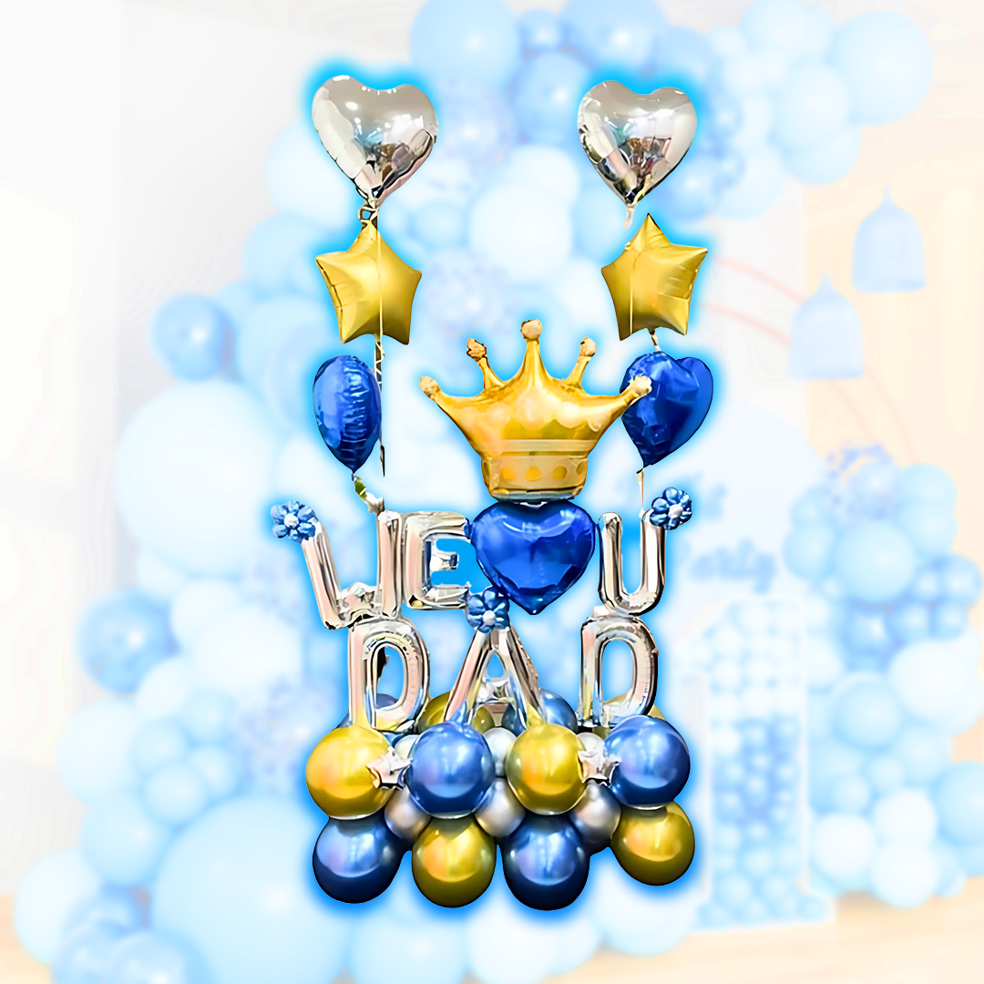 We Love You Dad Balloon Bouquet