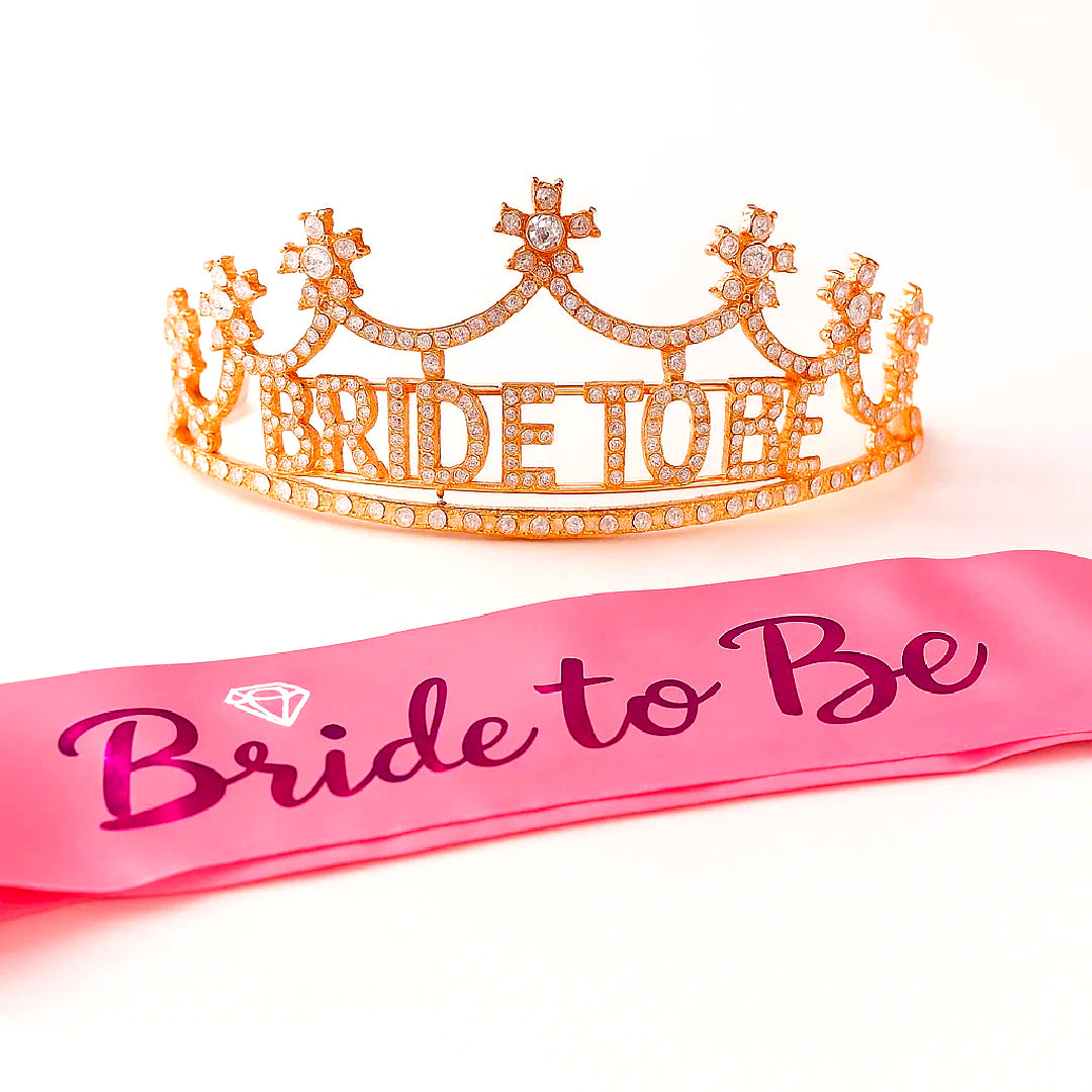 Bride To Be Tiara & Sash Combo - 1PC