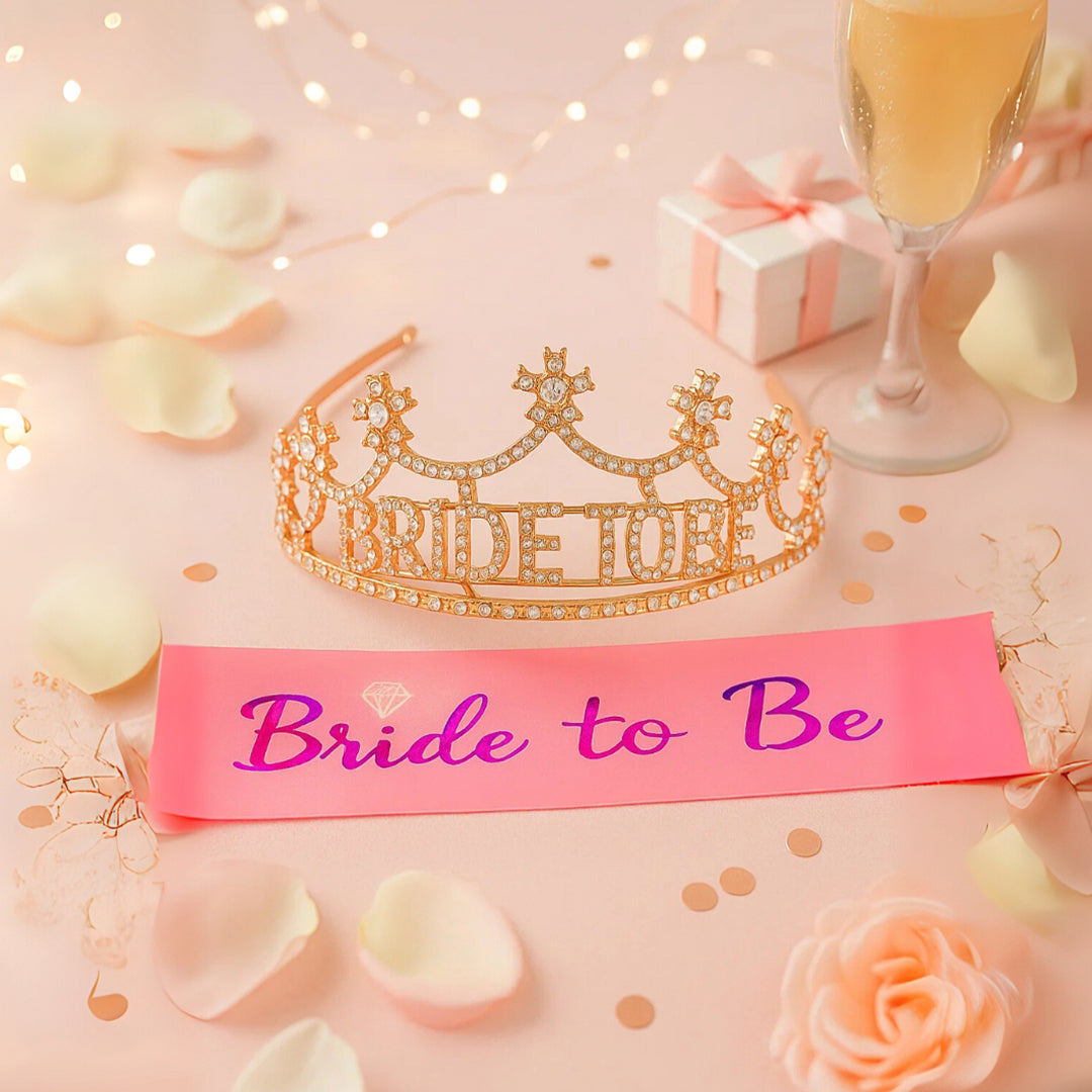 Bride To Be Tiara & Sash Combo - 1PC