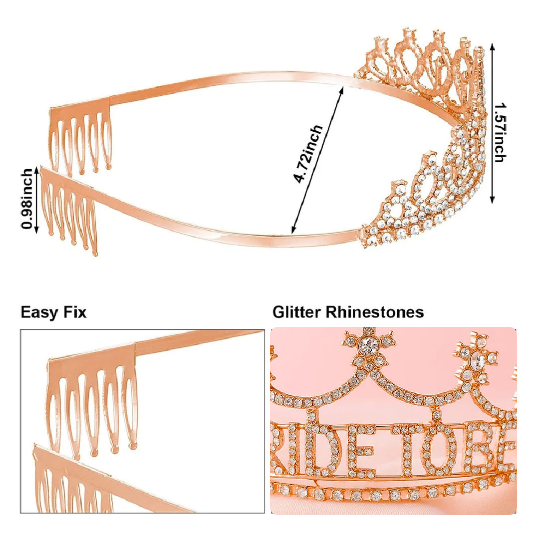 Bride To Be Tiara & Sash Combo - 1PC