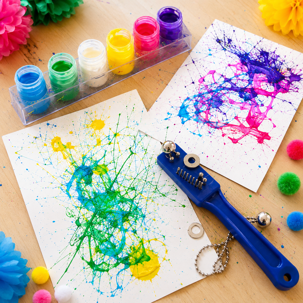 Spin art on paper for Rent