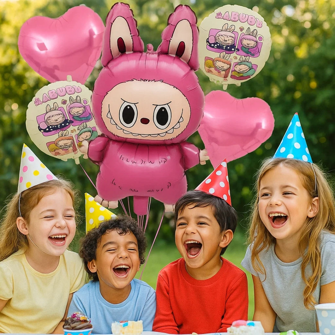Labubu Foil Balloons - Set Of 5