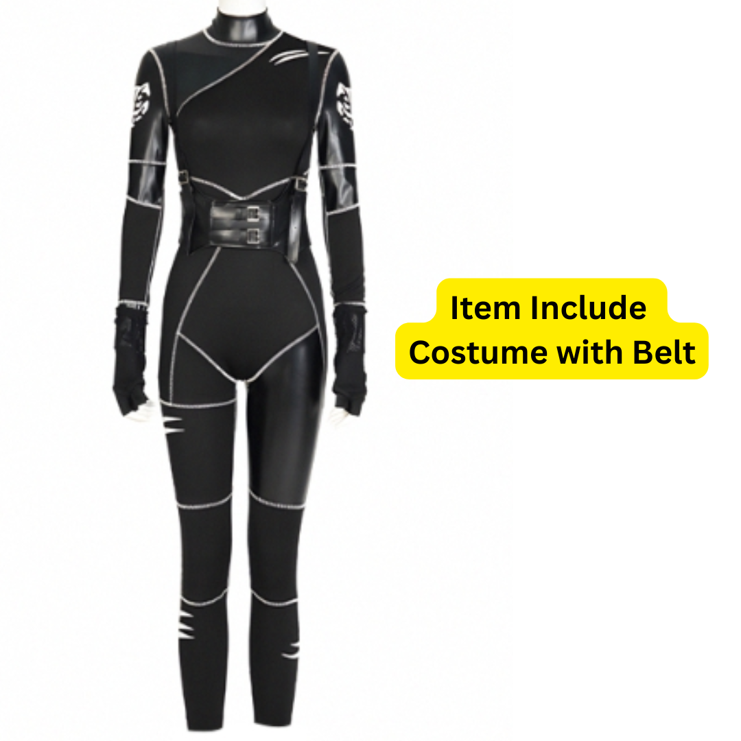 Anime Cat Jumpsuit Cosplay Costume - Size M - Bust - 34 inches