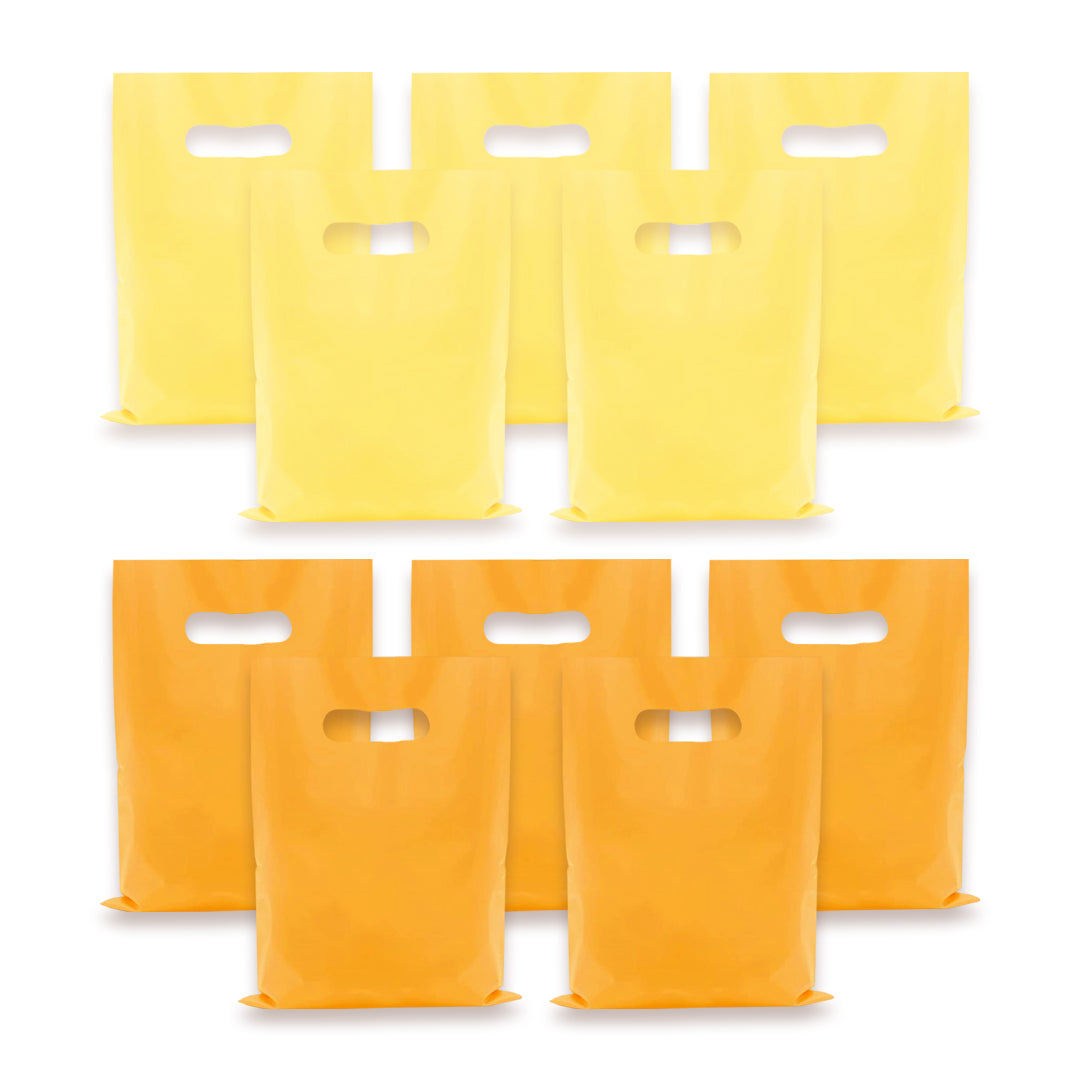 Pastel Loot Bags Yellow and Orange Set - 20PC