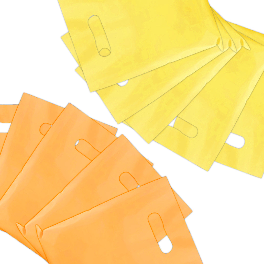 Pastel Loot Bags Yellow and Orange Set - 20PC