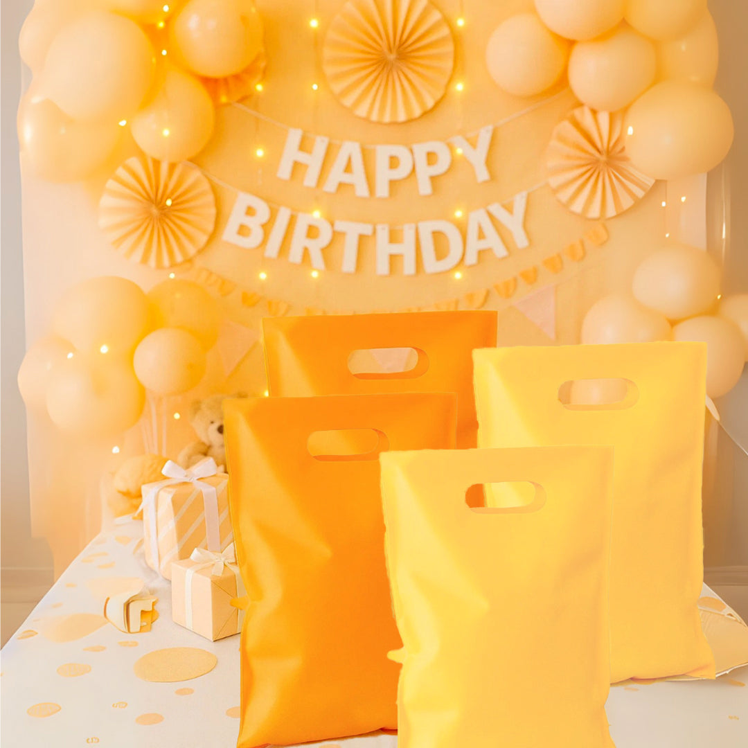 Pastel Loot Bags Yellow and Orange Set - 20PC